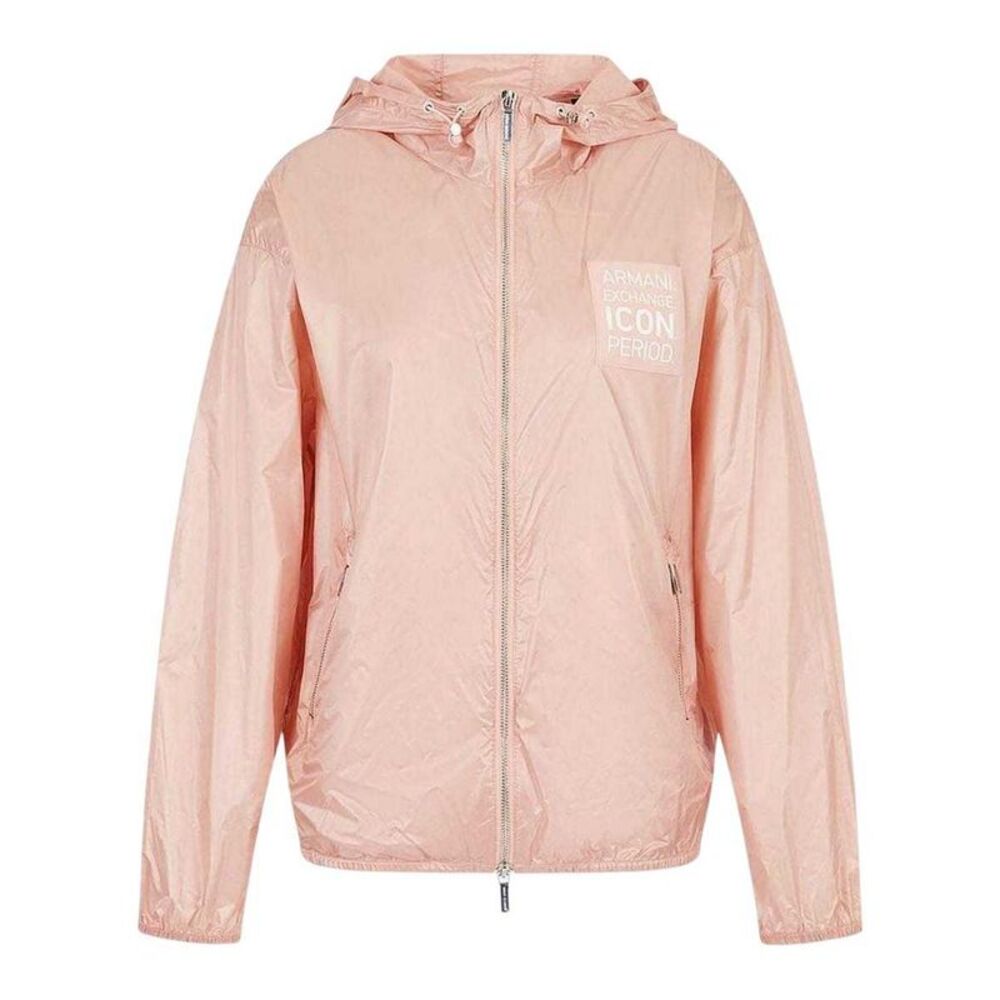 Armani Exchange Womens/Ladies Logo Full Zip Jacket / Pink